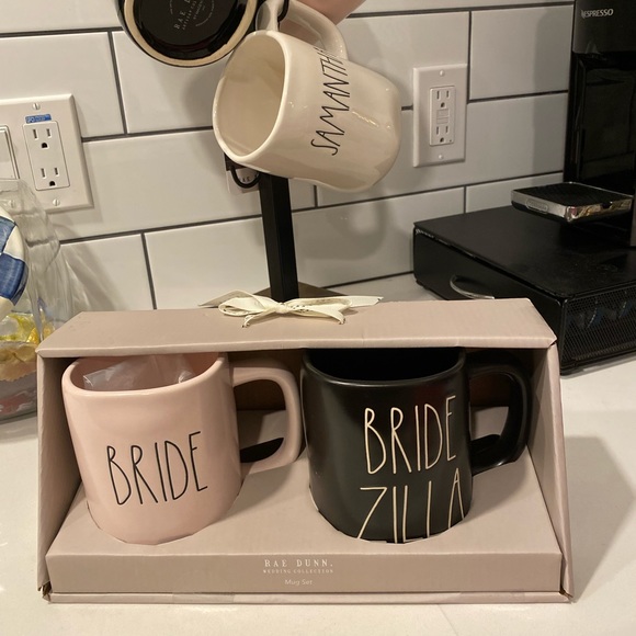 ⭐️HOST PICK⭐️ NWT RAE DUNN bridal collection Mug Set - Picture 1 of 7